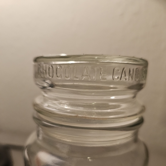 M&M's Mars 1984 L.A. Olympic Games Collectible Glass Jar w/ Lid Vintage 1981 M - Picture 5 of 6